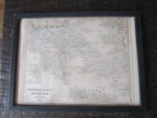 Alte Landkarte, Stich