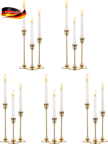 Kerzenhalter set gold - kerzenhalter,