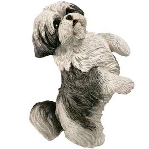 Shih tzu figurine - shih, handbemalt