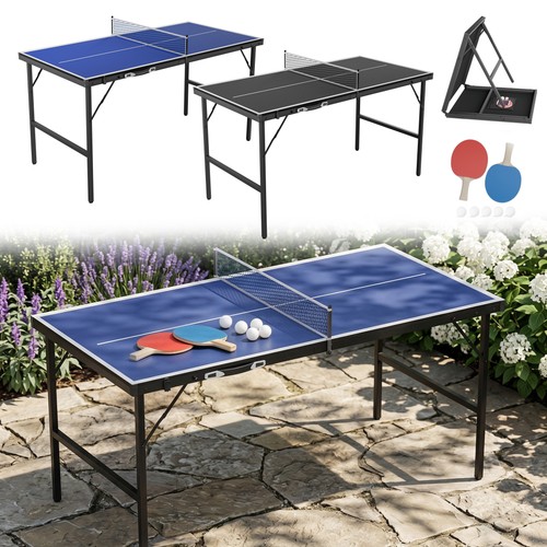 Faltbare tischtennisplatte - faltbare,