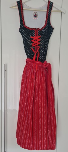 Dunkelgrünes midi dirndl - dunkelgrünes, gr