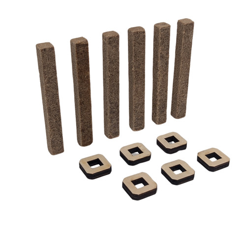 Dauerdocht 10mm 6er set - 10mm,