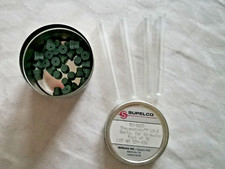 32 Stück Supelco Thermogreen TM LB-2 Septa for Shimadzu mit 4 Proberöhrchen