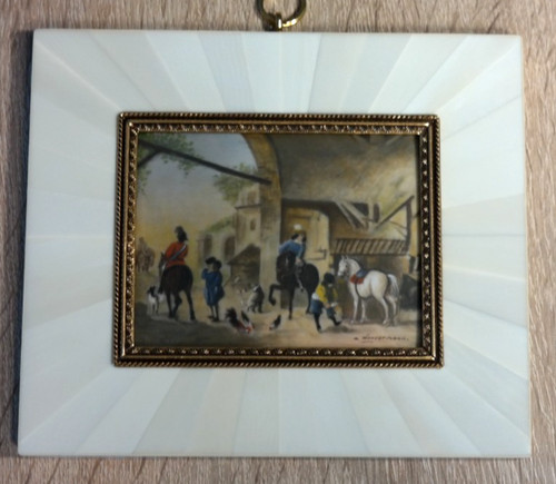 Lupenmalerei miniaturen bild - miniaturen,