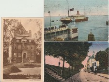 Lot mit 28 älteren Ansichtskarten Cuxhaven