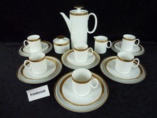 Thomas " MEDAILLON MIT GOLDRAND " Kaffeeservice / 21 tlg.
