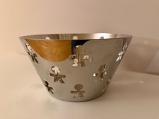 Alessi Girotondo King Kong KK05 ø23cm Obstschale gebraucht silber