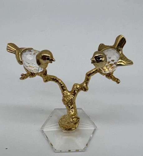 Vintage crystal love birds - vintage,