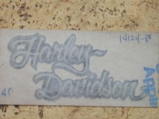 1x Harley Davidson NOS 14124-86 Tank Emblem Decal Trim Evolution Sportster 1986 