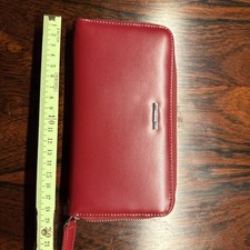Picard Geldbörse Brieftasche Leder rot