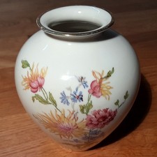 Vase · Blumenvase · Seltmann Weiden Bavaria · Blumenmuster · 70 · 23311