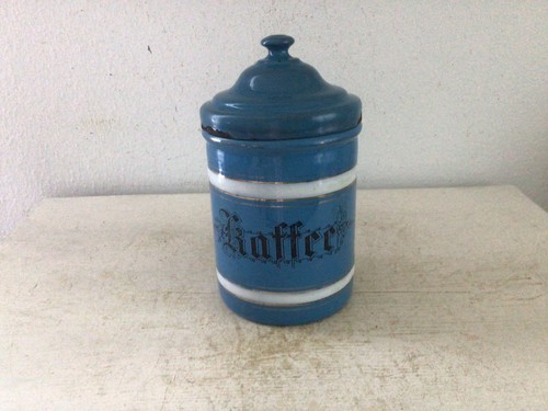 Alte emaille dose - emaille, dose“kaffee“