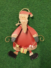 Nikolaus Anhänger Weihnachtsmann Deko Metall