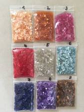 6 Tüten Pailletten a 20 g