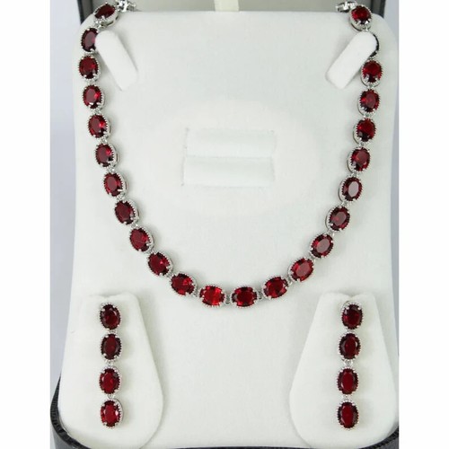 925er sterlingsilber rot rubin - rot,