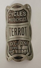 Original Typenschild Steuerkopfschild Terrot F Nr.48813