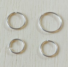1 Pair 925 Silver Small Hoop