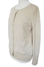 XMAS❤️ Marie Lund exklusive Glitzer Faden gold Fein Strick Jacke M 36 38 Damen