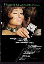 3w6878/ Alte Reklame von 1968 – Rasierapparat REMINGTON Selectric 300