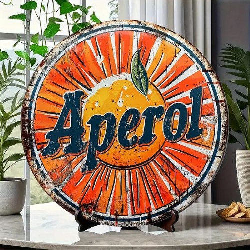 Blechschild rund aperol spritz - rund,
