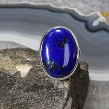 Lapislazuli ring 925er - lapislazuli,