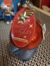 Exklusiver Glasbaumschmuck  v.  Käthe Wohlfahrt, 7 Mainzelmännchen je. 10,5 cm.