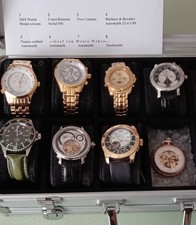 7 Herrenuhren,1 Taschenuhr