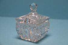 ALTE KLEINE DECKELDOSE GLAS