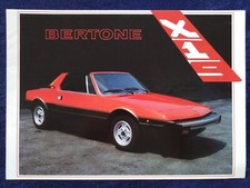 FIAT X 1/9  Bertone Prospekt