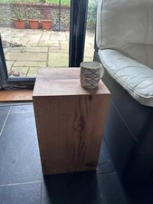 Massiver Eichenblock 300x300mm Vierkantplatte