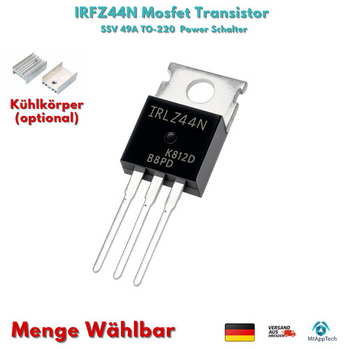 Irfz44n mosfet transistor - irfz44n,