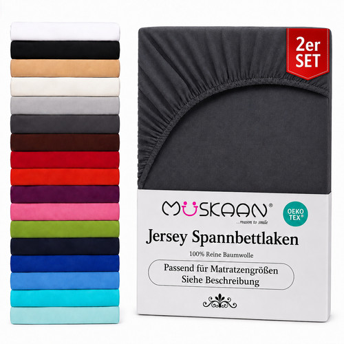 2er set spannbettlaken - 2er-set,