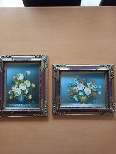 ölgemälde blumenstrauß - blumenstrauß, in