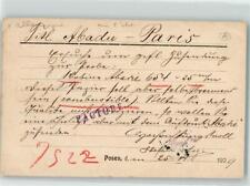 39525498 - Posen Handlung AGOL Mech. Zigarettenhuelsen- und Kartonnagen Posen /