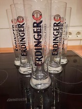 Erdinger Alkoholfrei 6x Bierglas 0,5 l Gastro Weizenbier