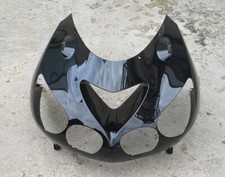 Original Kawasaki ZZR 1400 ZX1400B Kanzel Frontverkleidung oben schwarz H8 ebony