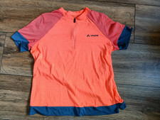 Fahrradshirt Damen, Damen Shirt Fahrrad, Vaude, Größe 42 bzw. L Damen, orange 