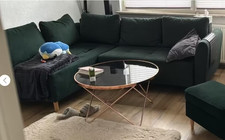 Stilvolle Samt-Couch in Top Zustand