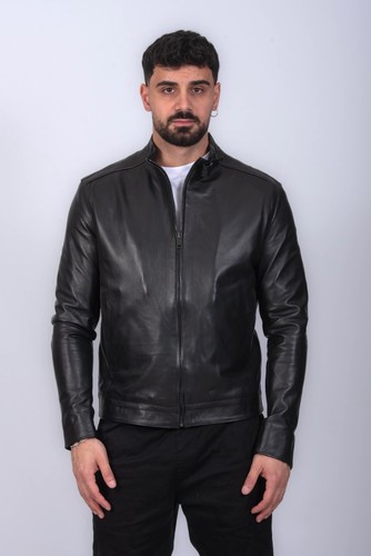 Herren lederjacke schwarz - lederjacke,