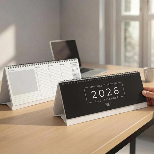 Tischkalender 2026 quer mit - quer,