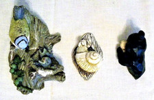 3 Lustige Garten Baum Terrasse Wand Figur Deko Vogel Bär Schnecke zum aufhängen 