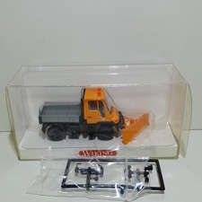 Wiking 1/87 Nr. 646 03 35 Unimog U 400 mit Schneepflug ( Gebraucht mit OVP  )