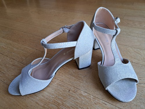 Hochzeitsschuhe silber - 36,