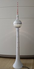 Modell berliner Fernsehturm & UKW Turm mit Beleuchtung  / Alexander Platz 