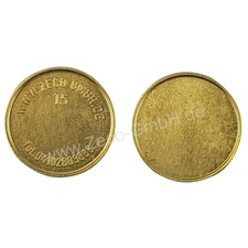 Waschmarke 20,5mm x 2,55mm, Messing, ohne Loch, VE= 70 Autowaschanlage