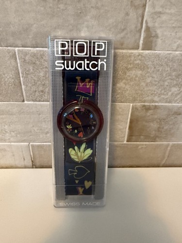 1992 swatch pop pwk165 new - swatch,