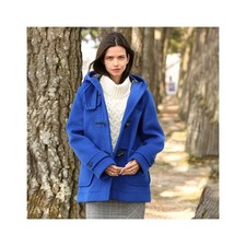 Royal blue duffle coat - coat, london