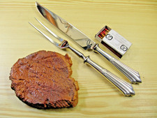 mittlgr. Tranchierbesteck rostfr. Klg. WMF 900 Fächermuster 90g vers. *0050h