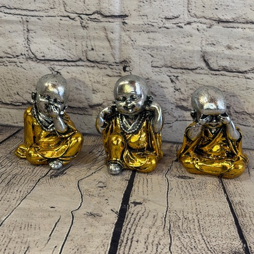 Silber gold 10cm 3er set - silber,