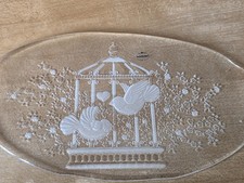 Glasplatte Oval Vogelmotiv BonApart Frankreich ??